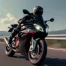 BMW G 310 RR sports bike on highway with aggressive design