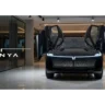 Front view of Tata Avinya showing its unique LED light signature.