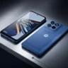 Motorola G57 Power 5G front display and back panel design.