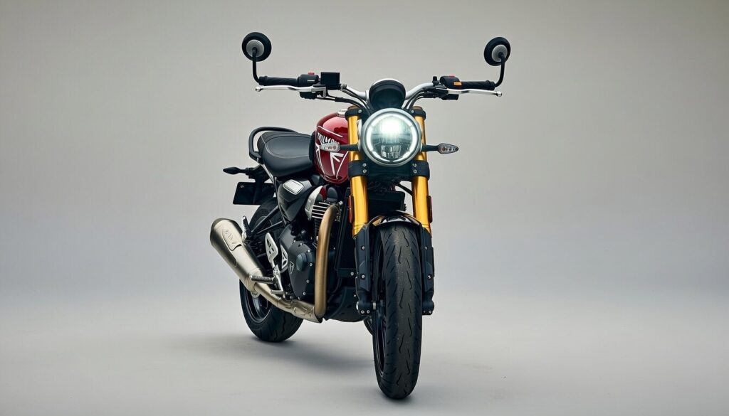 Triumph Speed 400 front view design