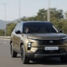 Tata Safari running on highway