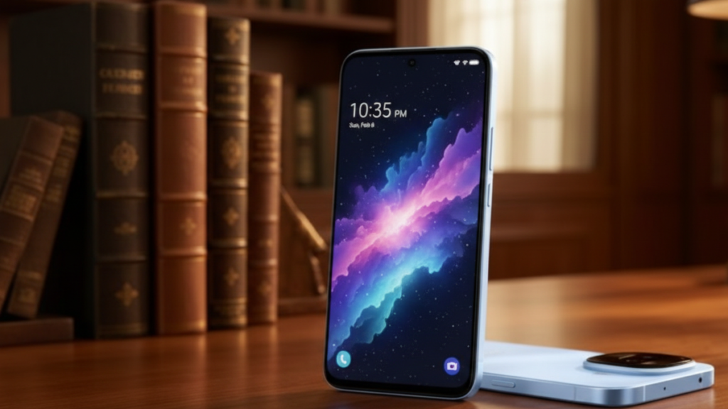 iQOO 15R smartphones with brand name visible on table