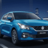 Maruti Suzuki Baleno running on highway