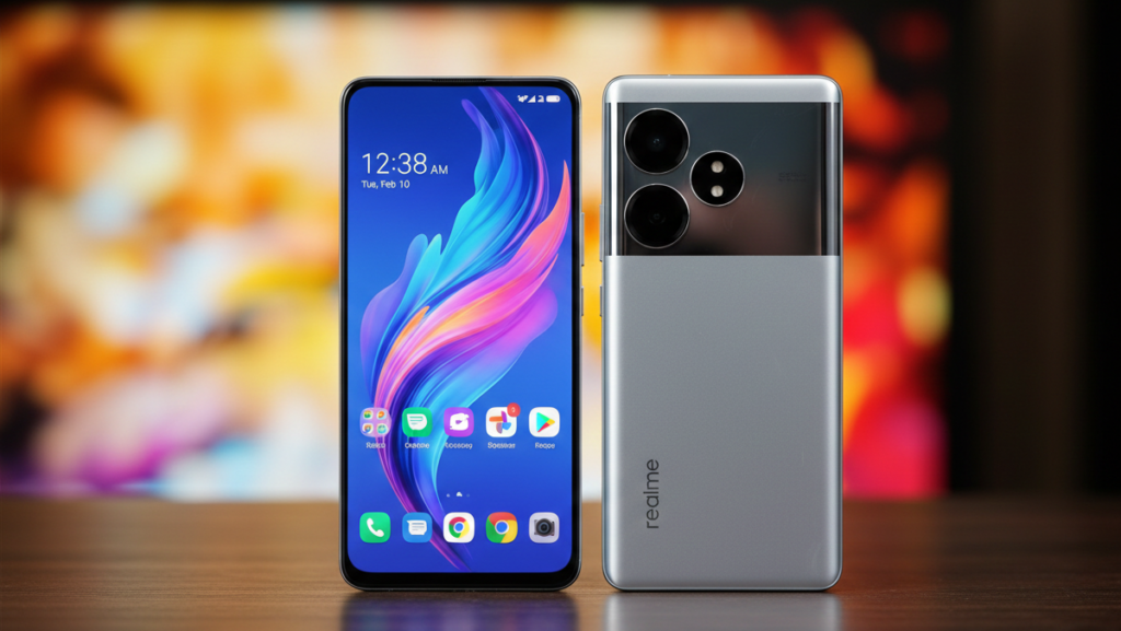 Realme GT Neo 6 smartphone front and back design