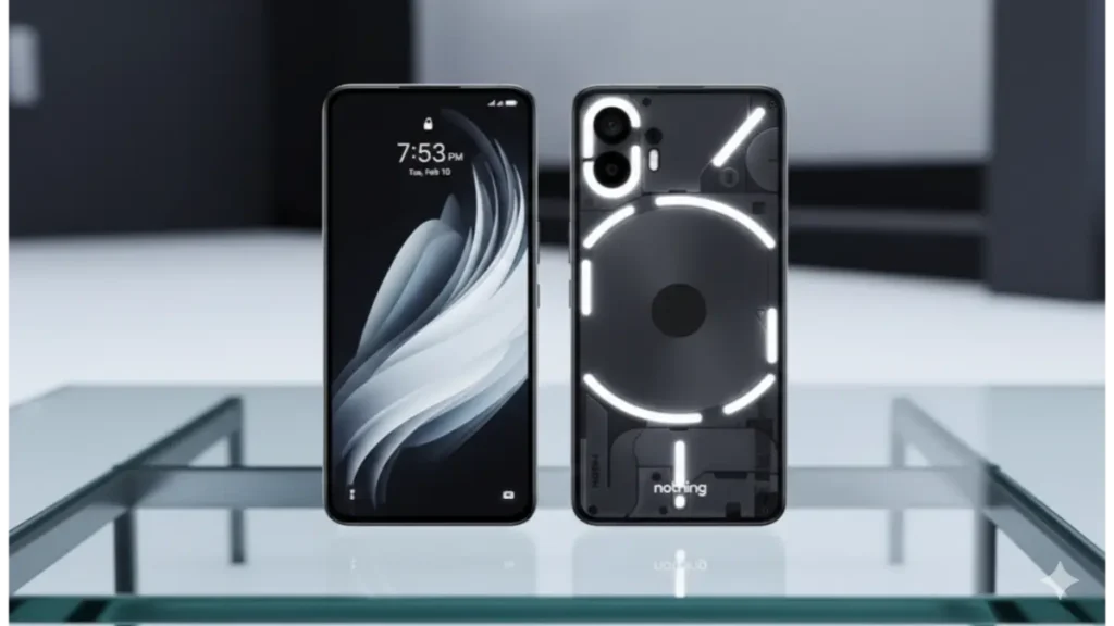 Nothing Phone 4a Pro stylish table design