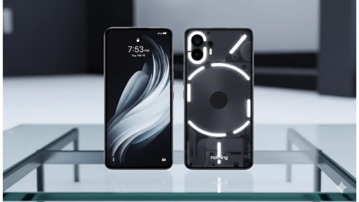 Nothing Phone 4a Pro stylish table design