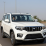 Mahindra Scorpio-N running on highway