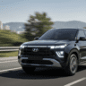 Hyundai Creta mid-size SUV driving on highway in India