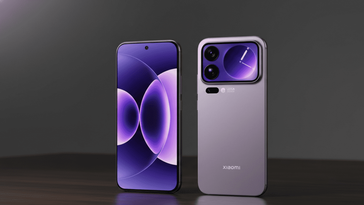 Xiaomi 17 Max front and back design on table