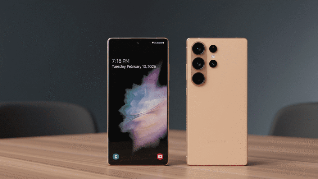Samsung Galaxy S26 Ultra front display design