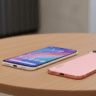 Honor 600 front and back design on table