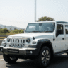 Mahindra Thar Roxx SUV running on highway
