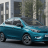 Tata Tigor EV front and side view