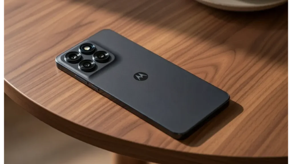 Moto G77 back design with 108MP camera