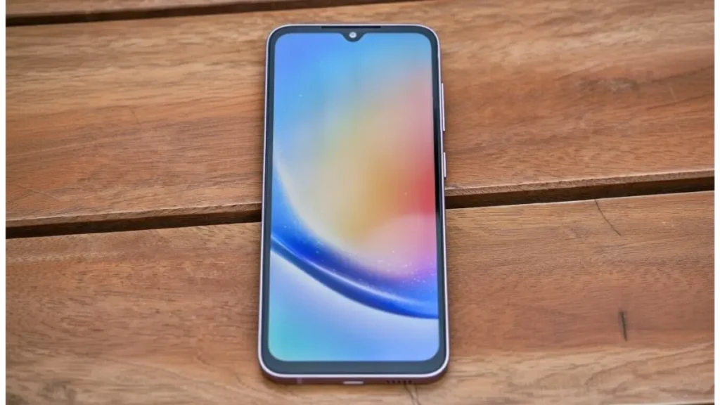 Samsung Galaxy A35 front display view