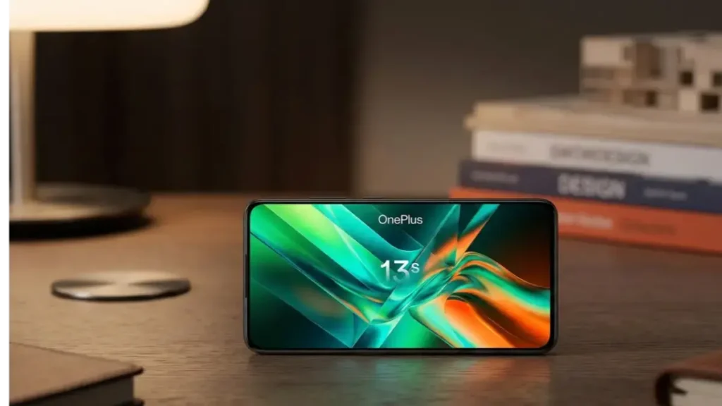 Front view of OnePlus 13s showcasing the bright ProXDR LTPO display.