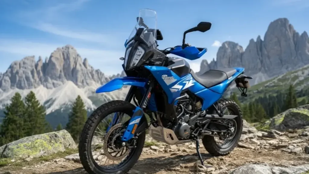 Side profile of KTM 390 Adventure R