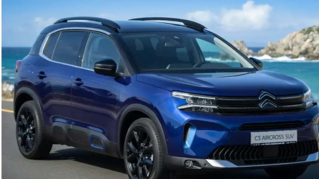 Side profile of Citroën C5 Aircross 2026