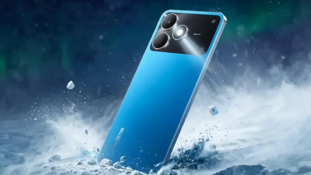 Rear camera design and texture of Realme Note 80