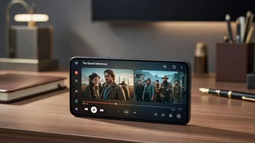 Front view of Redmi A7 Pro showcasing the 6.9-inch large display.