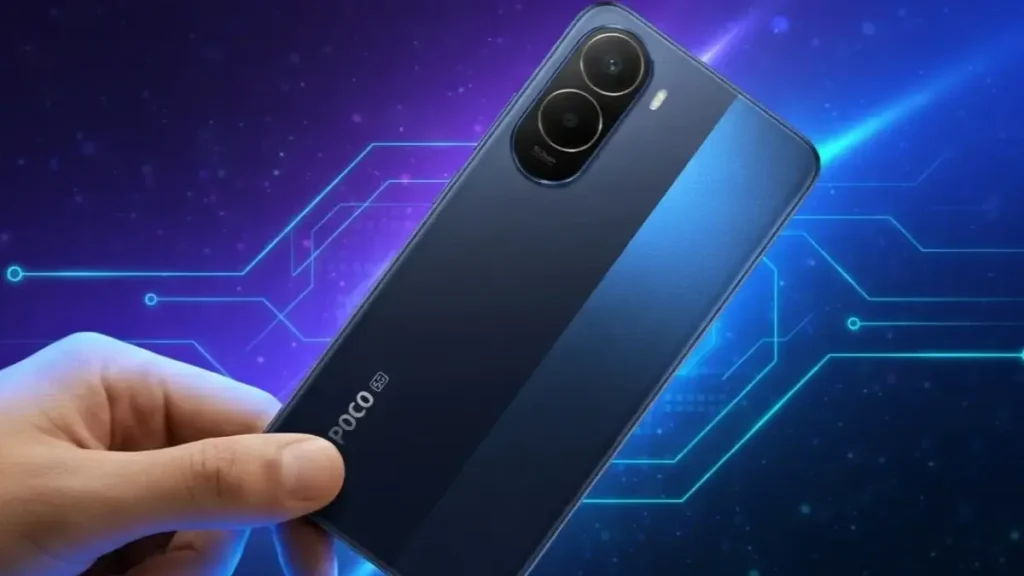 camera design of Poco C85x 5G.