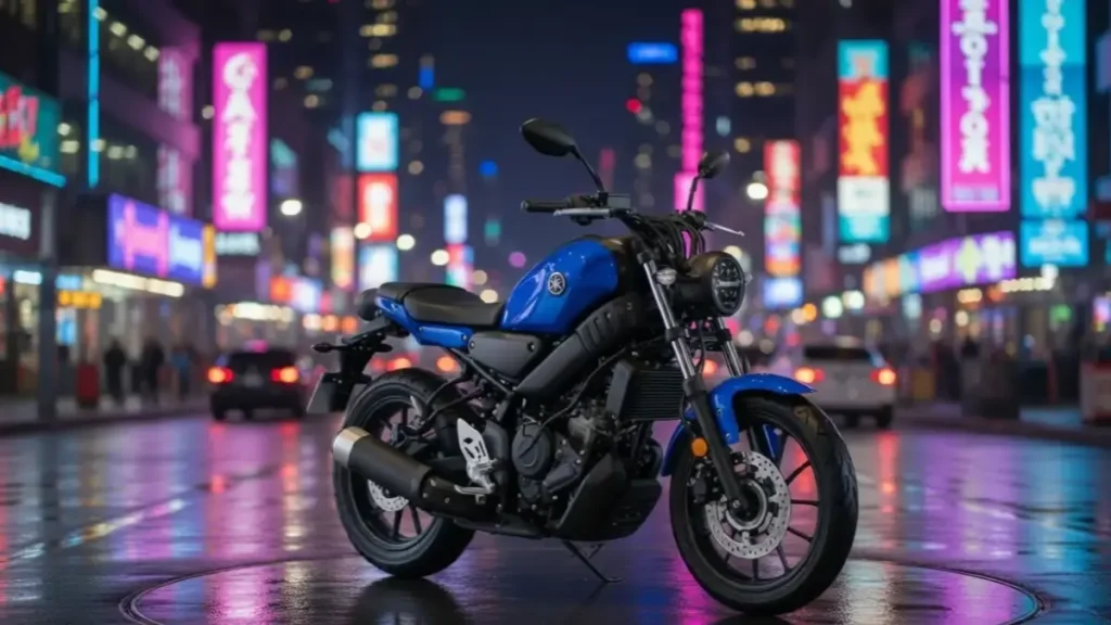 Side profile of Yamaha XSR 155