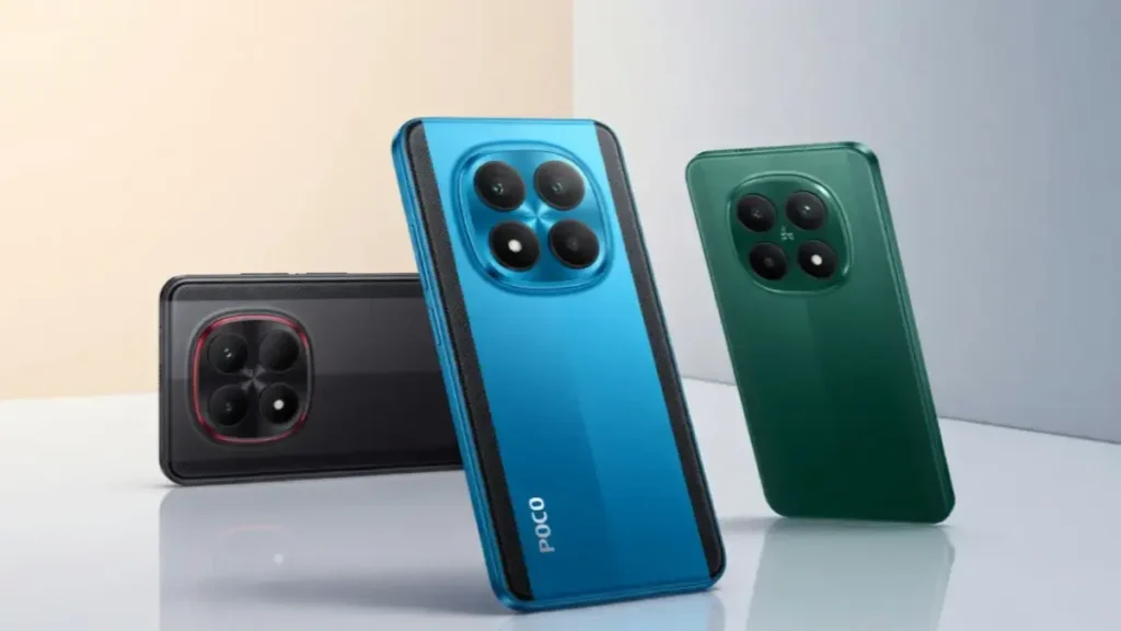 Close-up of Poco M8 5G