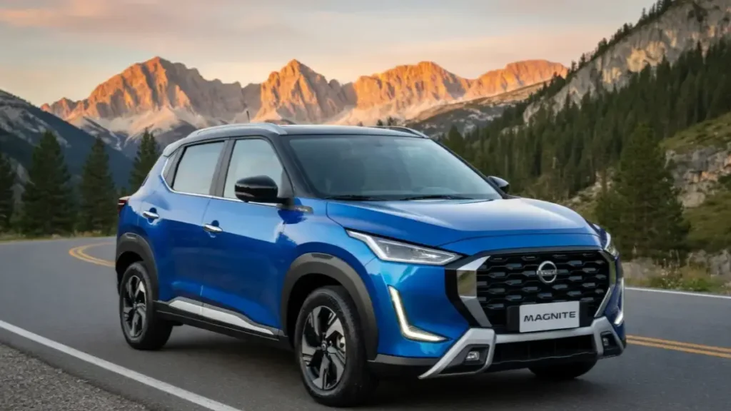 Side profile of Nissan Magnite 2026