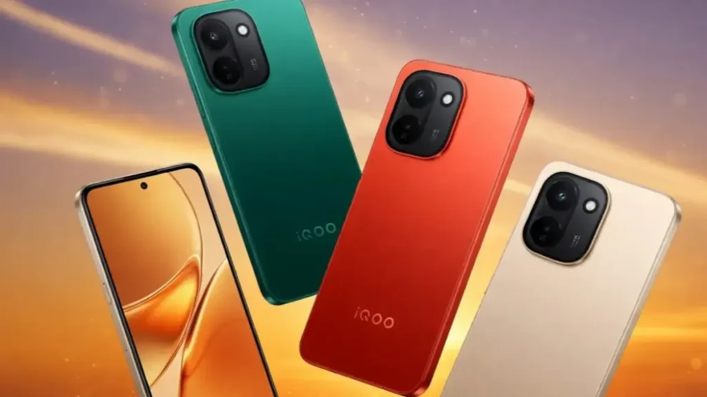 Close-up of iQOO Z11 square camera