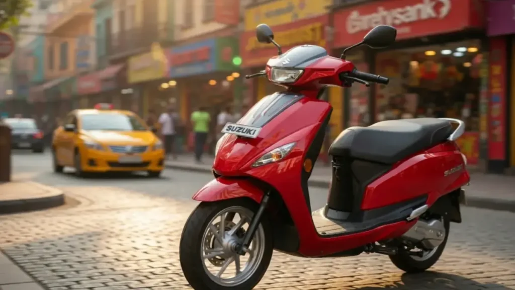 Side profile of Suzuki e-Access