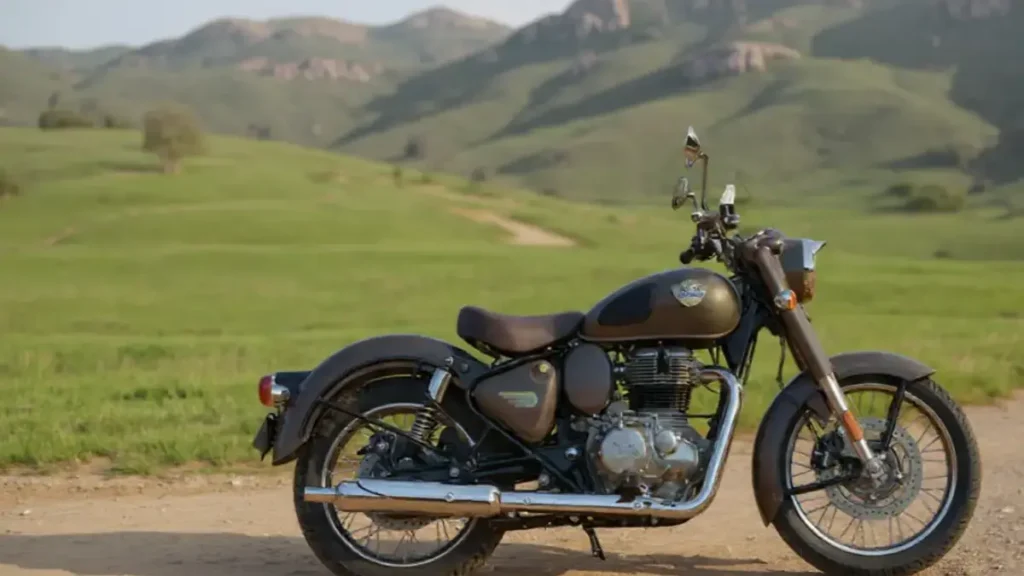 Side profile of Royal Enfield Classic 350