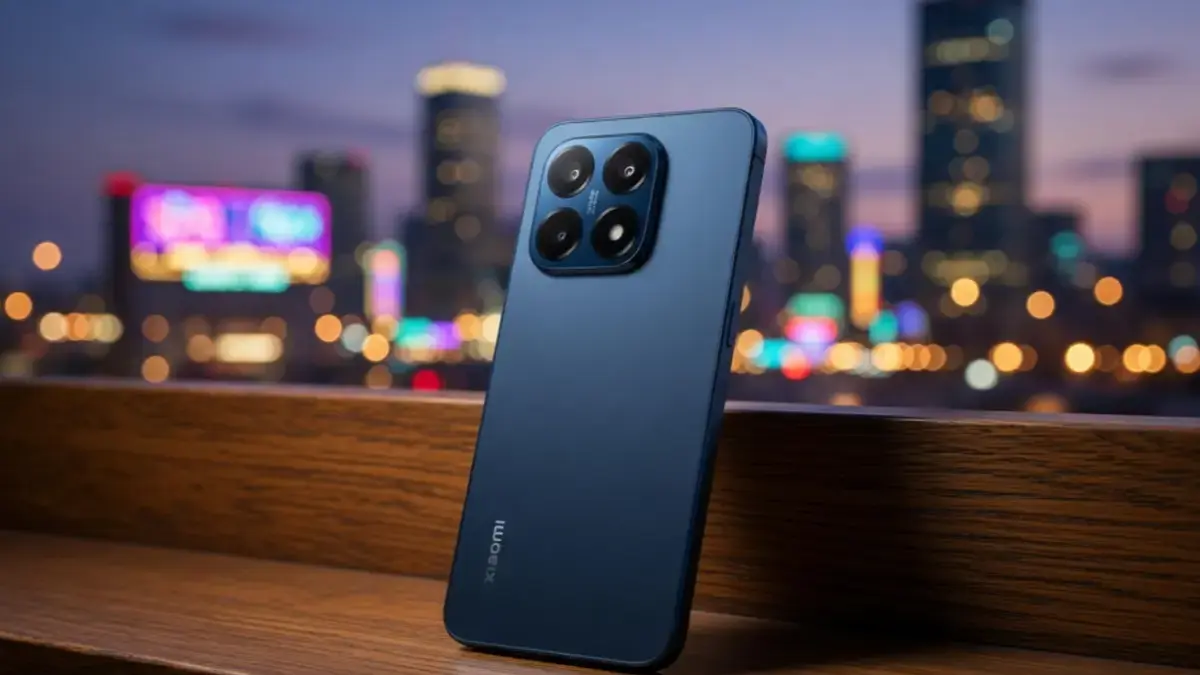 Close-up of Xiaomi 17T Leica-tuned camera setup.