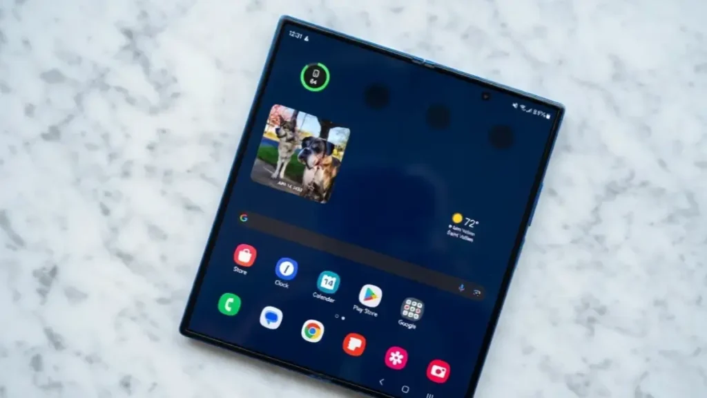 Samsung Galaxy Wide Fold unfolded