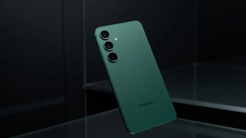 Close-up of Samsung Galaxy S26 FE