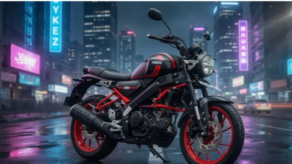 Side profile of Yamaha XSR 155