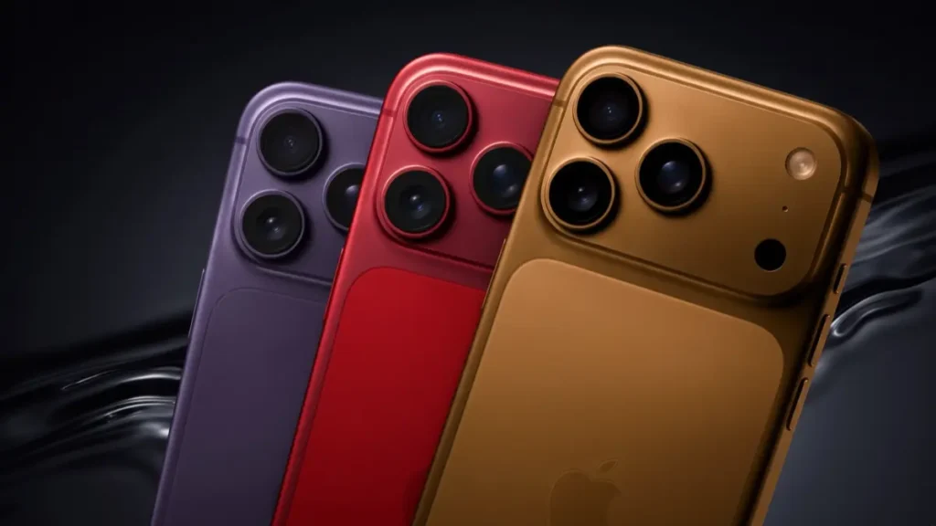 Close-up of iPhone 18 Pro triple 48MP camera system