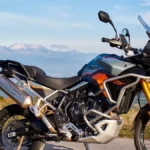 Side view of Triumph Tiger 900 Alpine Edition