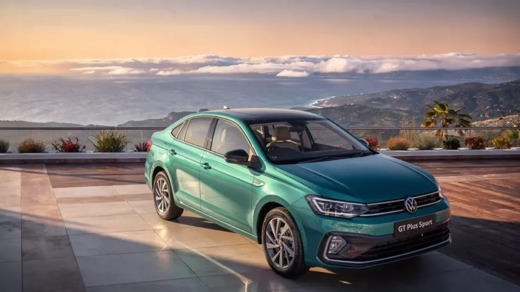 side profile of Volkswagen Virtus GT Plus Sport