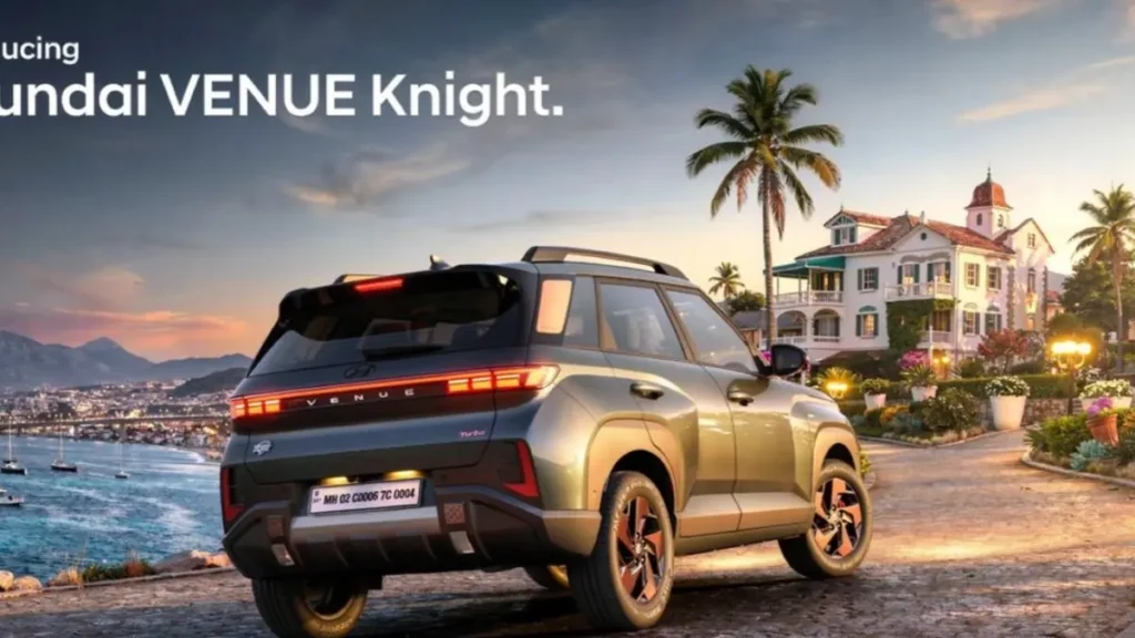 Hyundai Venue Knight Edition side profile