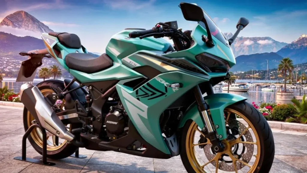 Keeway RKR 350 side profile