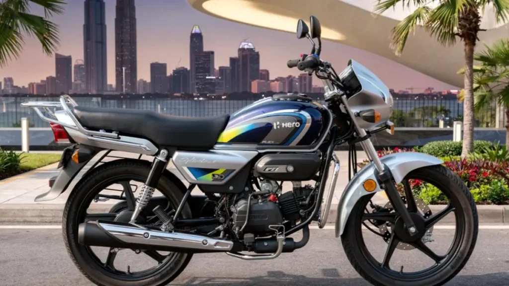 Hero Splendor Plus Flex Fuel side profile
