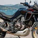 Honda Transalp XL750 E-Clutch side profile