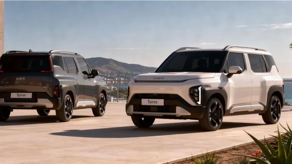 Kia Syros front and back