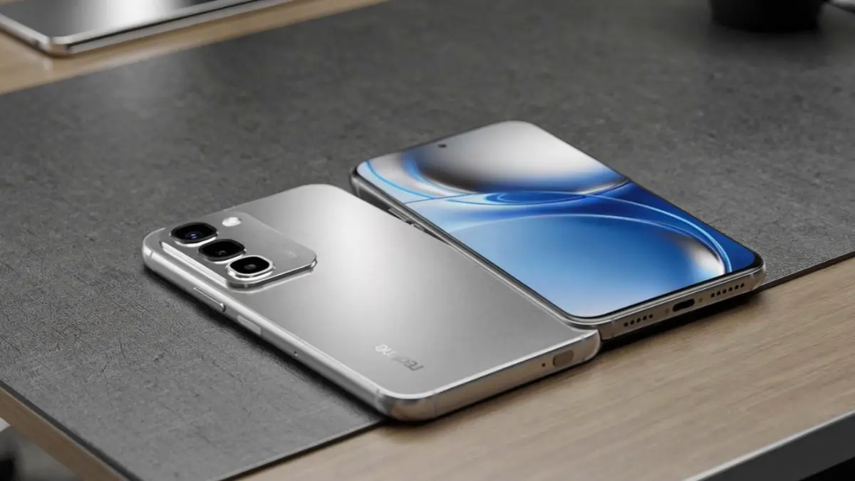 Realme P4R 5G front and back