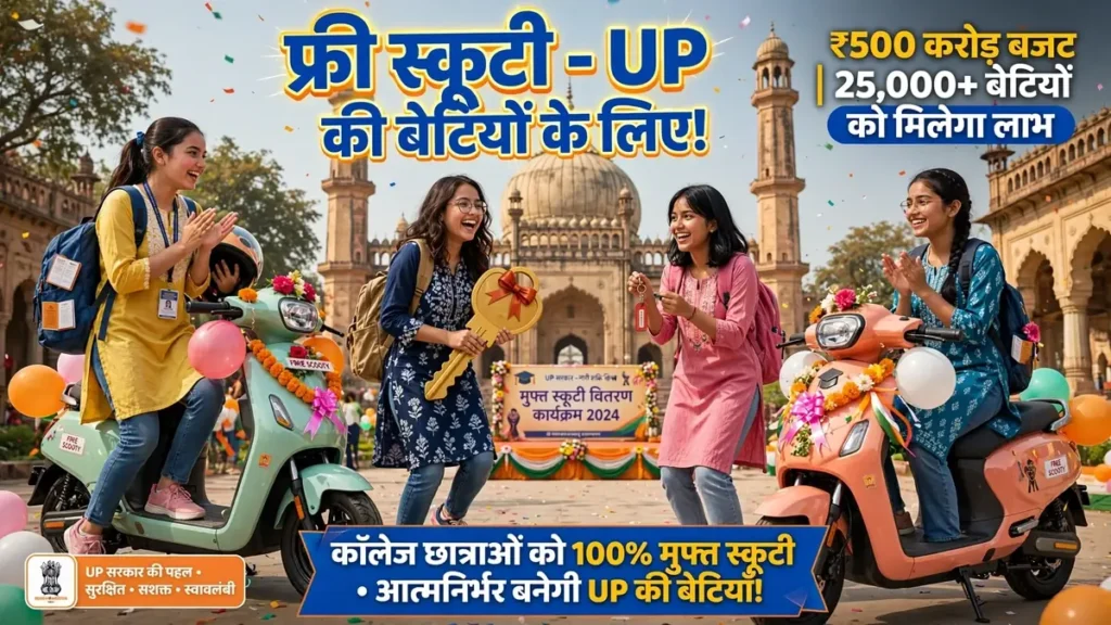 UP Rani Laxmi Bai Scooty Yojana